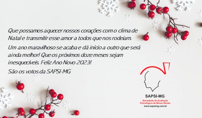 cartão natal SAPSI-MG